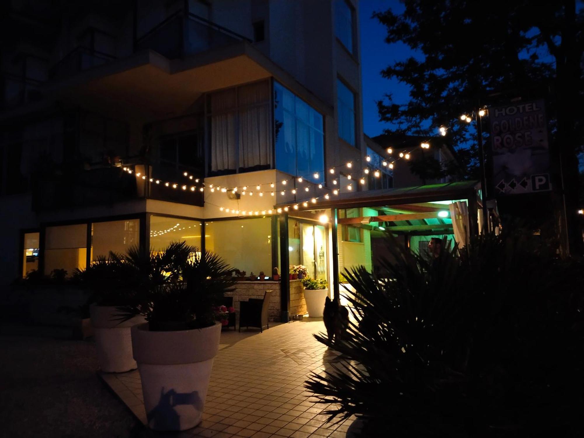 Hotel Goldene Rose Rimini Exterior foto