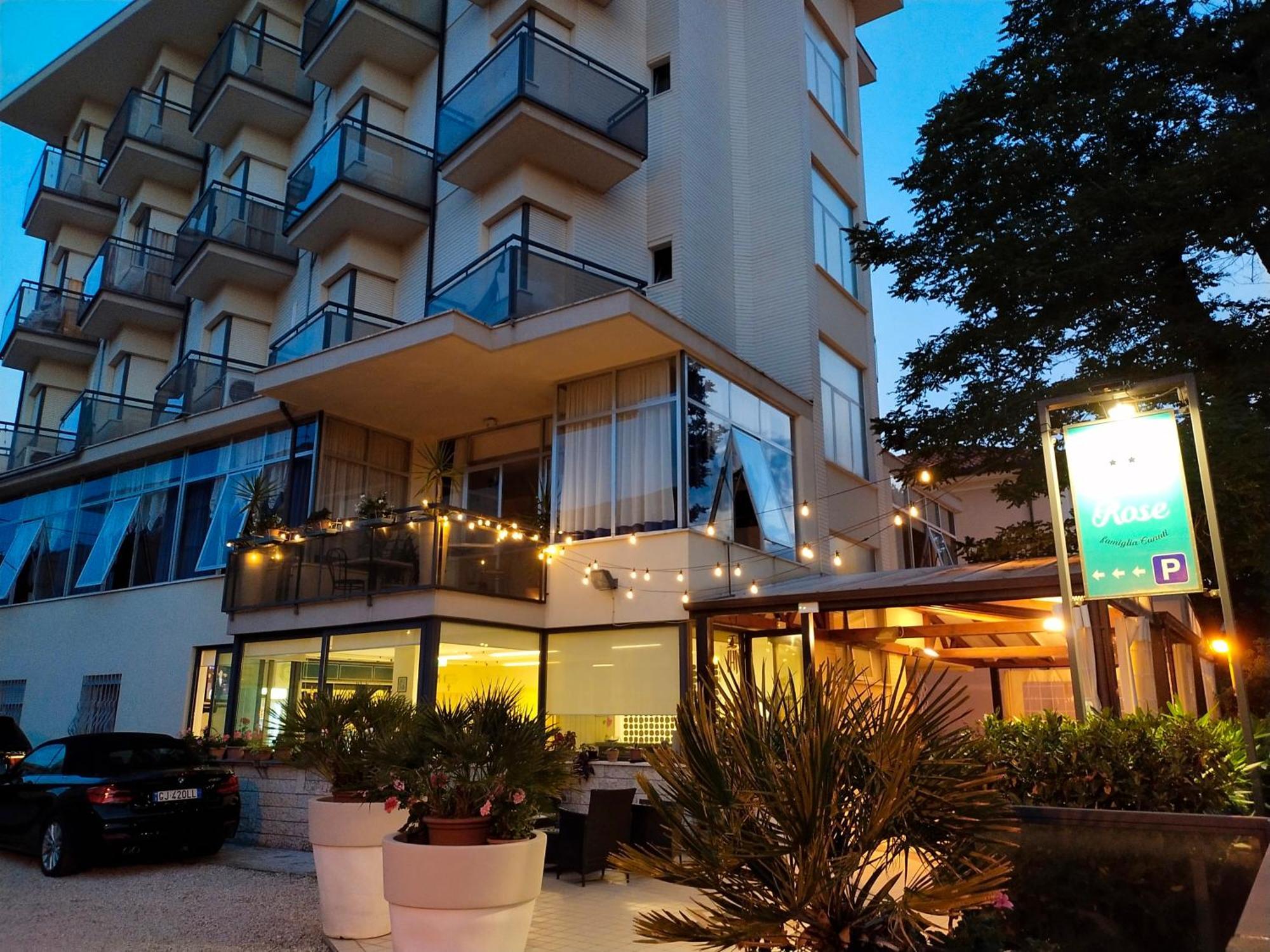 Hotel Goldene Rose Rimini Exterior foto